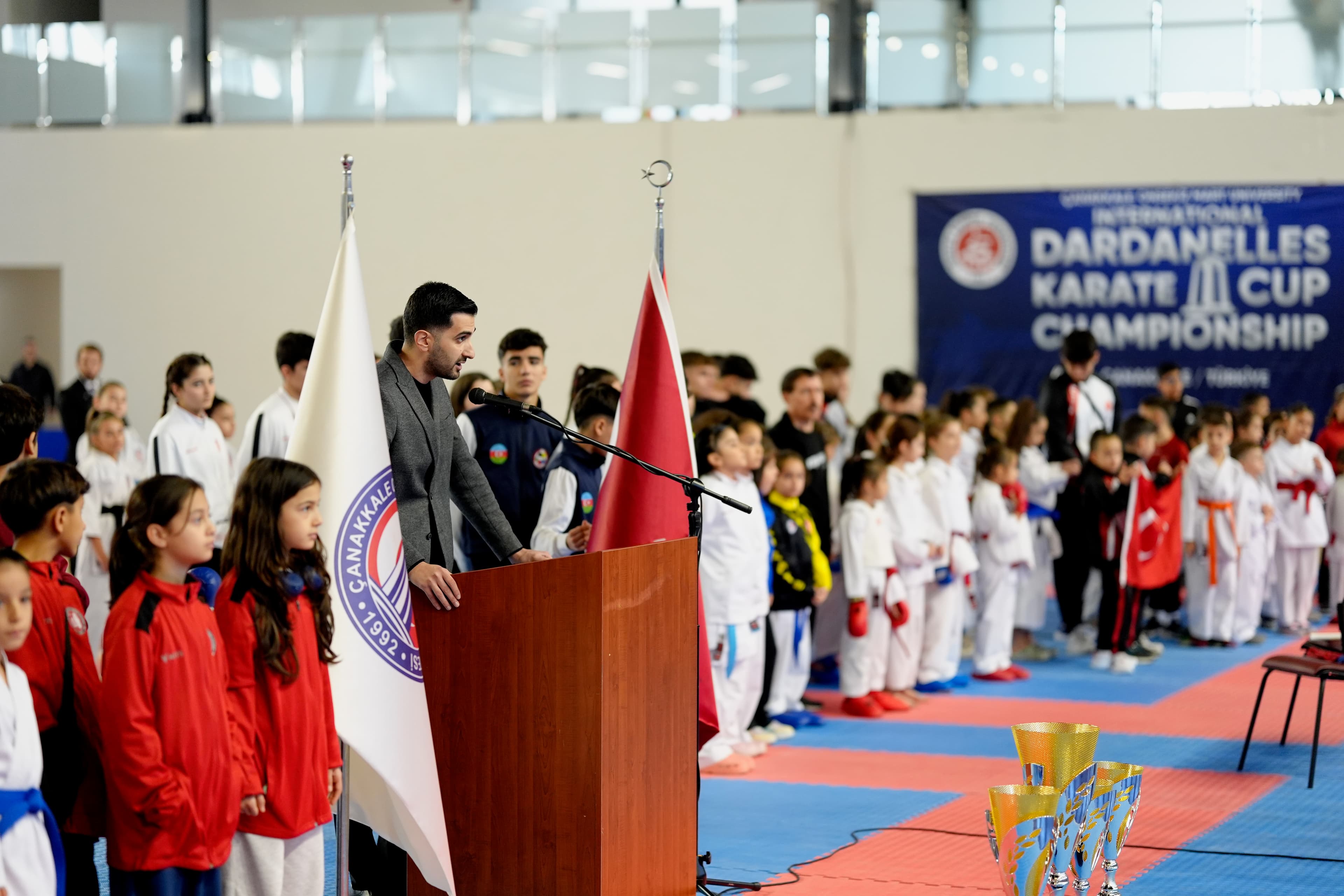 Opening ceremony, full view of the sports hall, Dardanelles Cup 2025